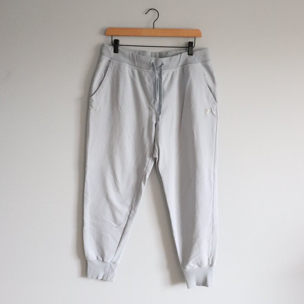 Fila Men's Blue‎ Sz L Athletic Fleece Pull On Casual Stretch Sweatpant Joggers
